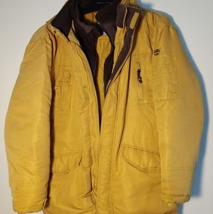 Men's Timberland Puffer Jacket Tan Large